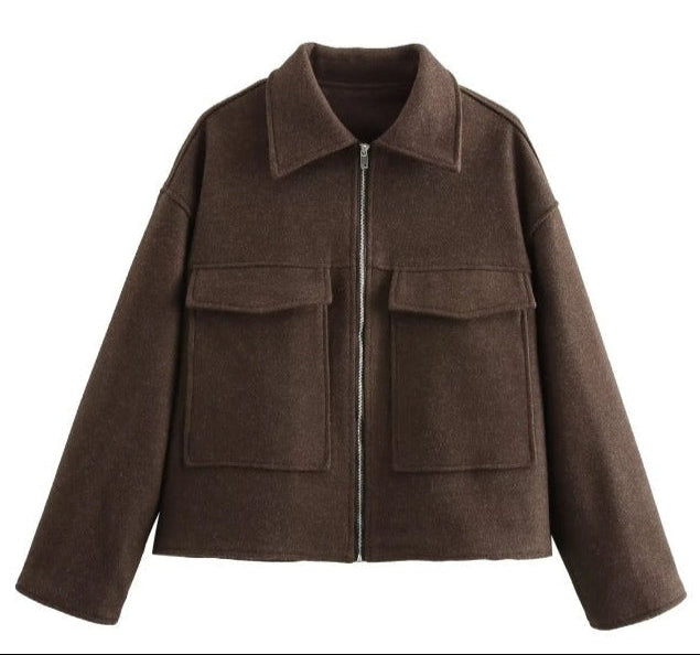 Manteau Rétro à Col