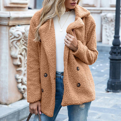 Manteau Hiver Douillet à Col