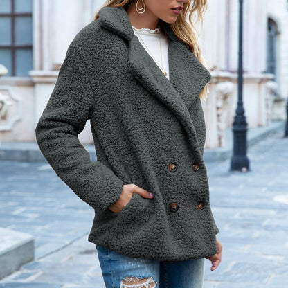 Manteau Hiver Douillet à Col