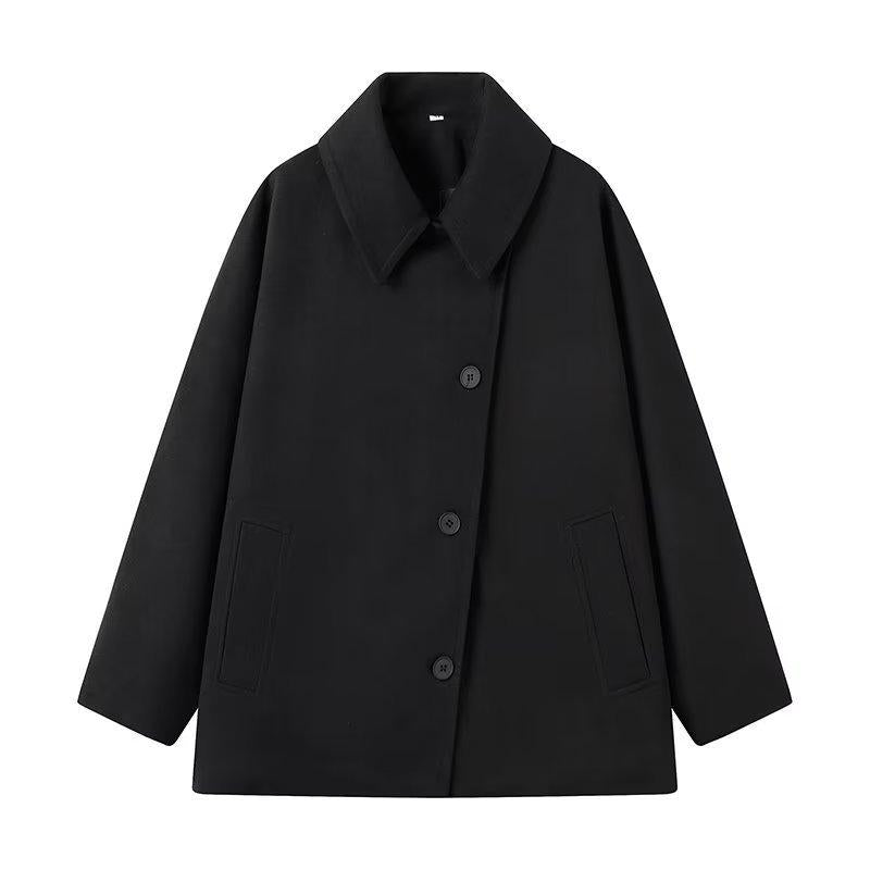 Élégant Manteau Femme à Col à Revers